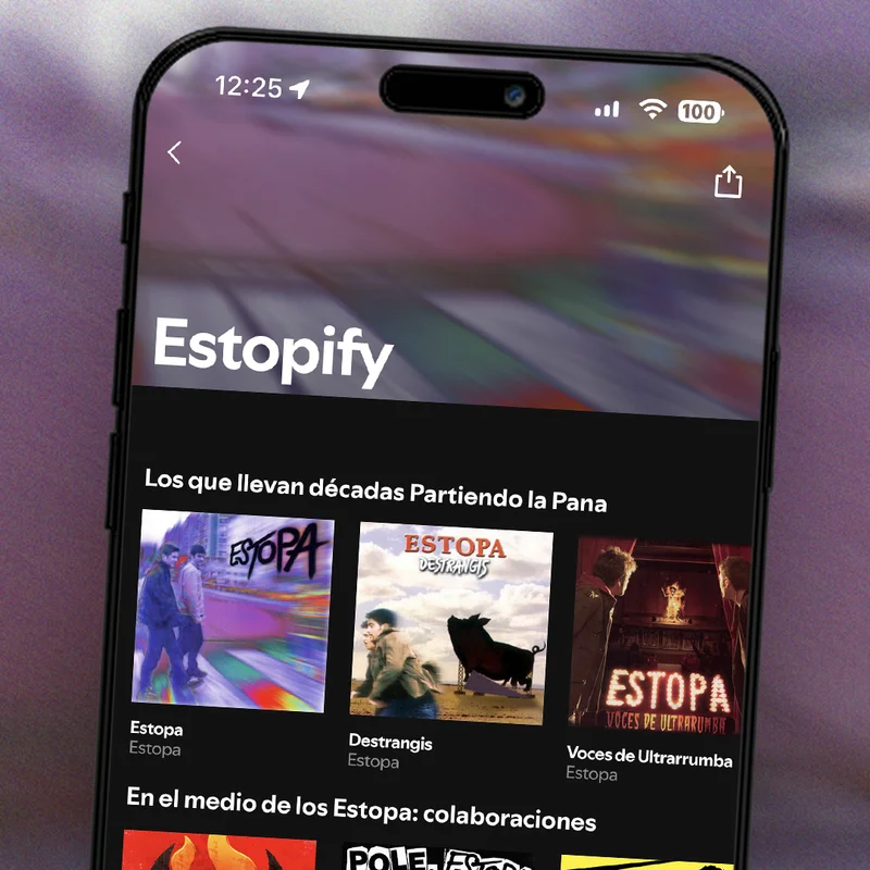 Estopify móvil