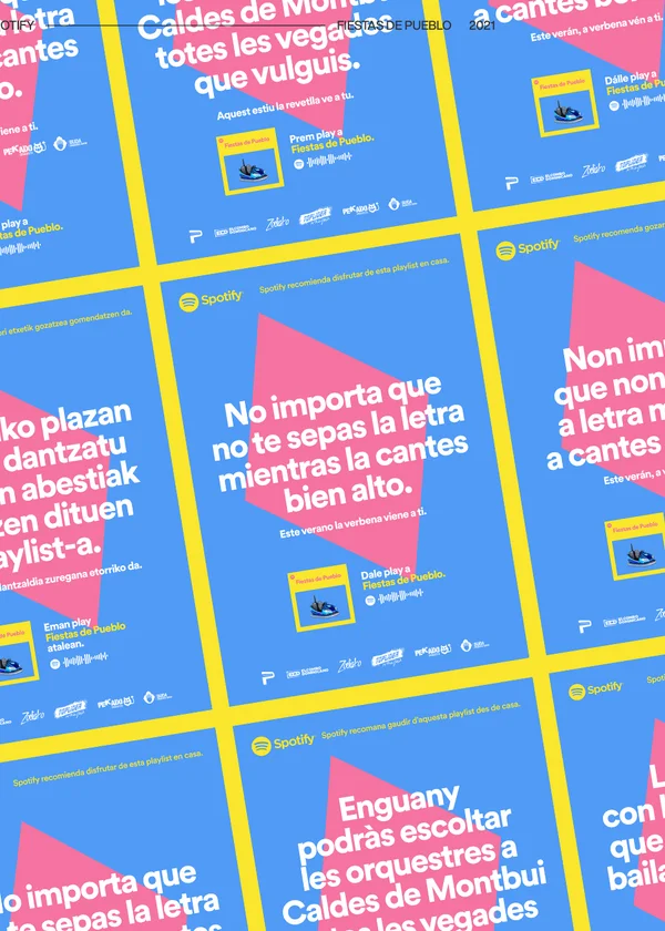 Fiestas de Pueblo piezas